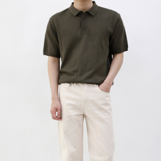 HARRISON HOMME 男性可水洗針織短袖Polo衫 TBC1038