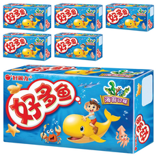 ORION 好麗友 好多魚餅乾 海苔口味, 30g, 6盒