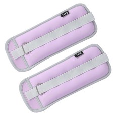 PEONIST 負重帶腳踝沙袋 2入, 紫色, 1.5kg