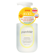 Purebble 優質柔和洗手慕斯 黃柑橘香, 300ml, 1瓶