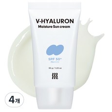 머지 브이 히알루론산 수분 선크림 SPF50+ PA++++, 35g, 4개