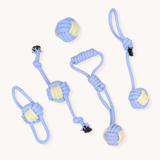 RESPET 寵物拉繩玩具 5件組, 混色, 1套