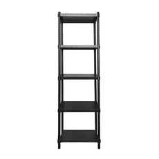 dayneeds 日需百備 極致美學 烤漆層架, 黑色, 5層