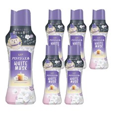 Lenor 蘭諾 日本原裝進口 衣物芳香豆 白麝香, 420ml, 6瓶