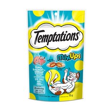 템테이션 고양이 스낵, 혼합맛(참치/연어/새우), 75g, 1개