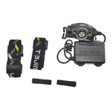 TaJIma 田島 頭燈 LE-F351D-GA 100g, 鐵灰色, 1個