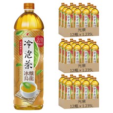 光泉 冷泡茶 冰釀烏龍 無糖, 1235ml, 36瓶