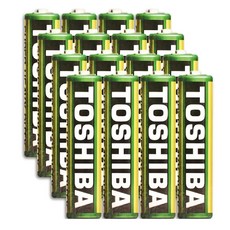 TOSHIBA 東芝 台灣公司貨 環保電池 碳鋅4號, 16顆, 1組
