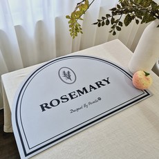 POSIELLA 可水洗珪藻土腳踏墊 4代 灰色花園, 緞面海洋藍