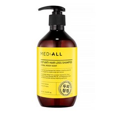 메디올 알시피 안티 헤어 로스 샴푸 우디향, 480ml, 1개