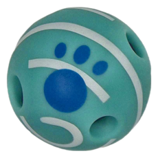 毛皇上 自嗨笑笑球 寵物玩具, 藍色, 1個