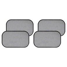 汽車遮陽板 PVC 滌綸網布 靜電吸附 適用於汽車側邊窗戶/後窗/天窗, 透明, 1組