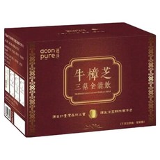 aconpure 連淨 牛樟芝三菇全能飲 6瓶, 65ml, 1盒