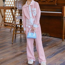 Yeonas 女童可愛運動服上下套裝 22A06