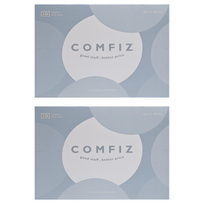 COMFIZ 康菲 成人立體醫療口罩 單片包裝 M, 青燕灰, 20片, 2盒