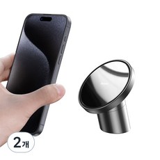Baseus 倍思 車用磁吸手機支架 iPhone專用, 2個, 黑色
