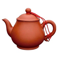 陶說 圓富陶壺, 朱泥紅, 1個, 325ml