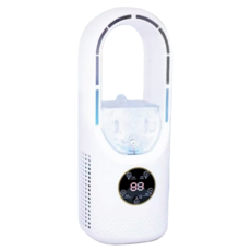 TRISTAR 三星牌 無葉 水冷噴霧扇 風扇 白色 6檔風力 6HR定時 100ml水箱 七彩燈光 12 x 12 x 30cm TS-B263