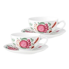 Tettau Amina Rose 雙人咖啡杯組, 1套