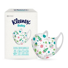 크리넥스 베이비 입체마스크 유아용, 25개입, 1개