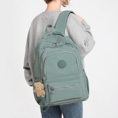 ADDEDIT 女款大尺寸旅行Esther後揹包 + 配件組合, 薄荷綠