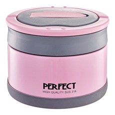 PLUS PERFECT 理想 極緻 316 可提式便當盒, 14cm, 1個, 粉紅色