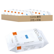 Combi 康貝 海洋深層水柔濕巾, 2g, 1入, 20包