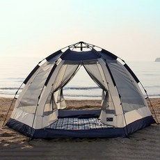 알뜨리 원터치 그늘막텐트, 네이비, 6-7인용(대형)