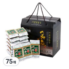 바다친구 서천 명품김 도시락김, 4g, 75개