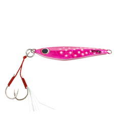 SAME 莎美 大肚魚鐵板 MINNOW JIG MJ-JIG, 燙金紫色, 60g, 1個