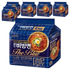 팔도비빔면 더블루 135g, 24개