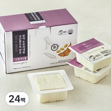 한둘 명인이 국산콩으로 만든 한끼 두부 찌개용, 120g, 24개