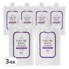 비타할로 볼륨매직 스트레이트 손상모발용 1제 200g+ 2제 200g, 3개