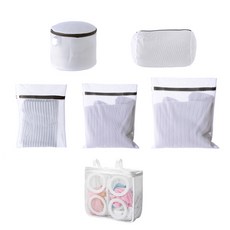 Dunhome 高級型緻密安心網眼方形洗衣袋 含運動鞋洗衣袋 6件組, 1套