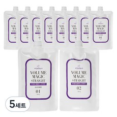 비타할로 볼륨매직 스트레이트 손상모발용 1제 200g+ 2제 200g, 5개