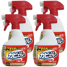 第一石鹼 Rookie 浴室除霉噴霧泡 噴頭款, 400ml, 4瓶