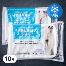 바다에서 건너온 얼룩새우 횟감용 20미 (냉동), 120g, 10개