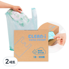 CLEAN i 乾爽手提袋 嬰兒爽身粉香味 300入, 5L, 2個