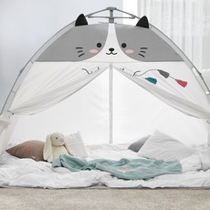 Dashop 3人式貓咪造型保暖帳篷