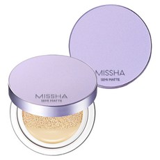 미샤 레이어링 핏 쿠션 파운데이션 세미 매트 14g, 21호 바닐라, 2개