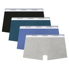 GUESS UNDERWEAR 日常青少年棉質平口褲4件組