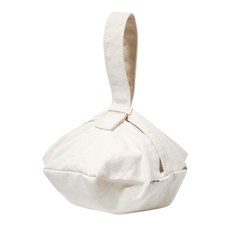 FLYTTA FADI 幼兒餐碗提袋 雙層尼龍材質 耐髒好清洗 提把設計 外出攜帶便利 袋體(23 x 23cm) + 提把長度17.5cm, 大地胚芽米, 1個