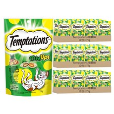 Temptations 喵愛餡 貓點心 三重奏, 貓薄荷 + 嫩雞及起司, 75g, 36包