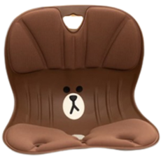 커블체어 에이블루 브라운 앤 프렌즈 에디션 자세교정의자, 브라운(갈색)