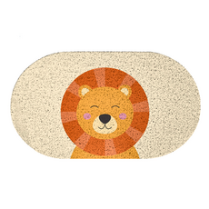 好物良品 獨家專利設計絲圈浴缸防滑瀝水墊 PVC材質 適用於浴缸、淋浴間、陽台、洗手台, 太陽獅, 1個