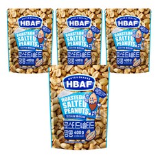 바프 로스티드 앤 솔티드 땅콩, 400g, 4개
