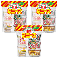 NISSIN 日清 迷你杯麵 Set 5入, Q彈滑順麵條，獨特湯底, 3組
