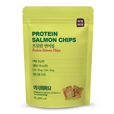Tigak Taegak 蛋白質鮭魚脆片 芥末美乃滋味, 70g, 1包
