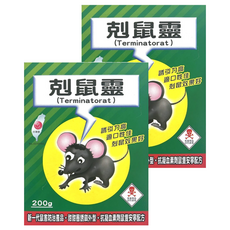 澄朗 剋鼠靈 老鼠藥 200g, 1盒, 2盒
