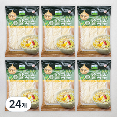 칠갑농산 콩칼국수 2인분, 400g, 24개